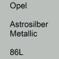 Preview: Opel, Astrosilber Metallic, 86L.